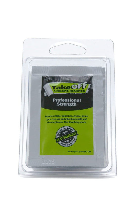 TakeOFF™ Adhesive Remover Six Pack of Individual Wipes