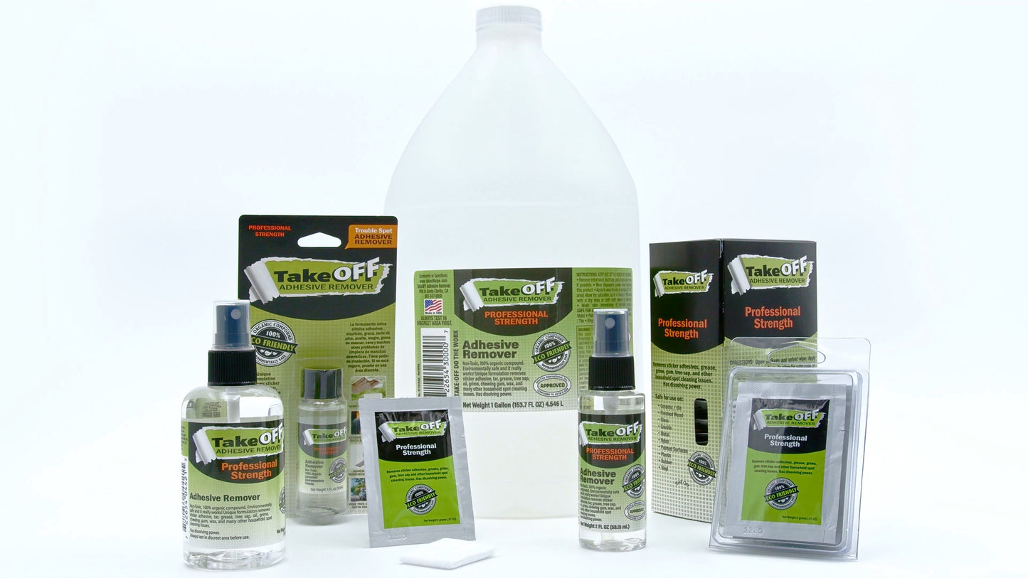 TakeOFF™ Adhesive Remover One Gallon Bottle