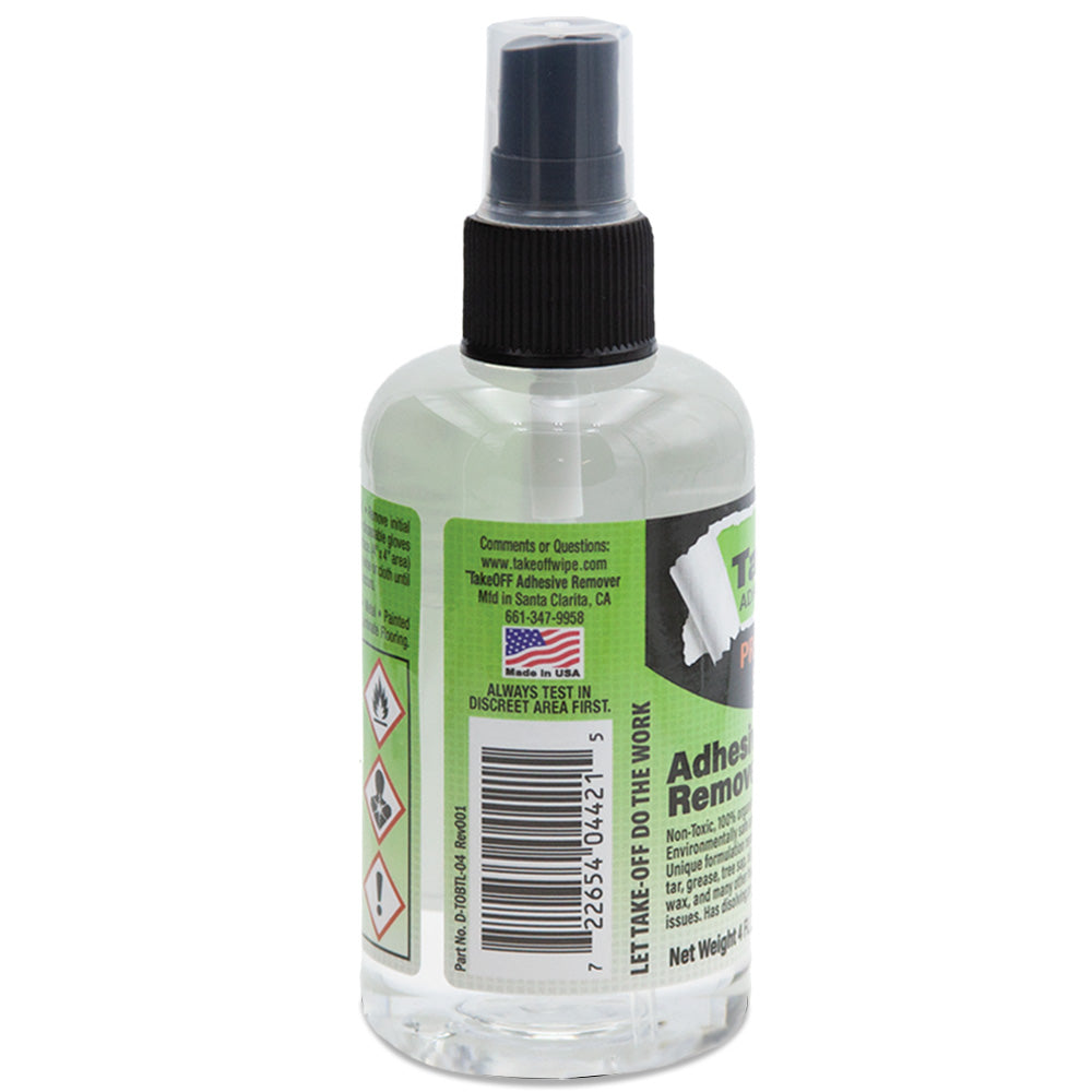 TakeOFF™ Adhesive Remover 4oz. Spray Bottle